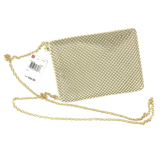 MUNDI Sparkle Mesh Ball Clutch Crossbody Bag - Picture 8 of 8
